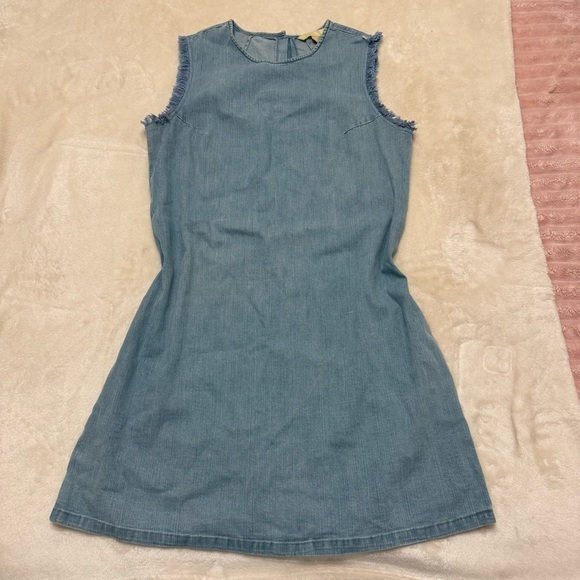 Hope & Harlow Light Blue Denim Dress Size 6 - Picture 1 of 3